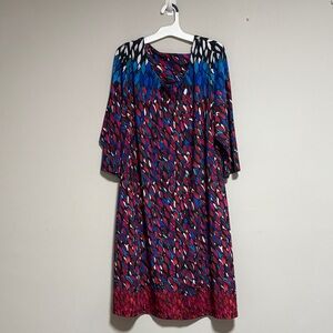 TRISTE Multicolor Patterned Women's Dress
